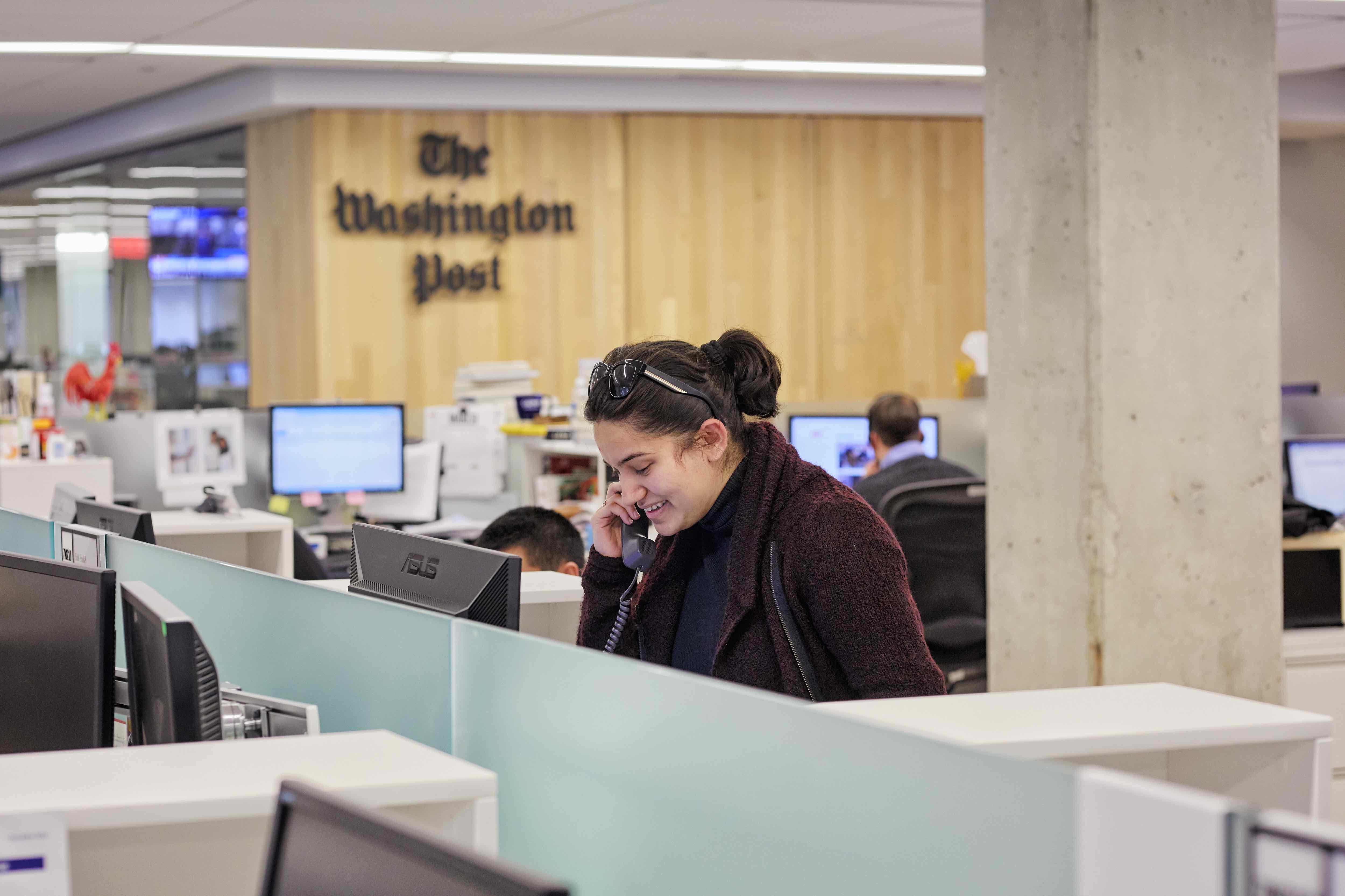 As part of the university’s Journalism and Strategic Communication residency program, NU-Q student Jia Naqvi interned with The Washington Post in 2017.