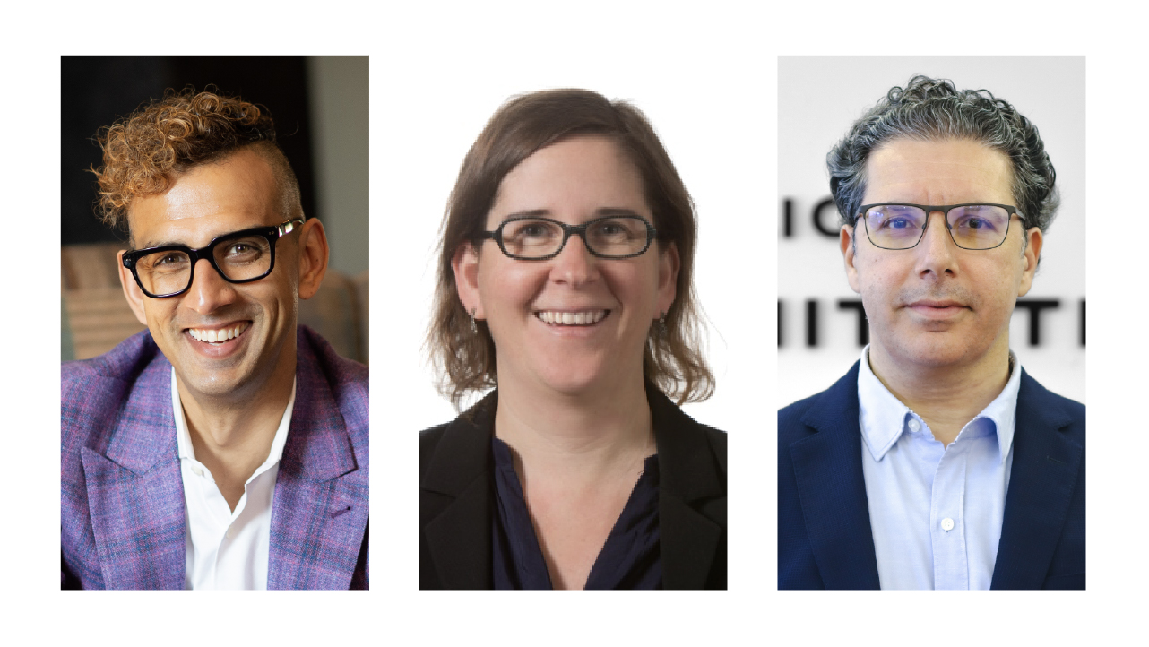Left to Right: Christopher Ali, Carola Richter, and Sami Atallah.