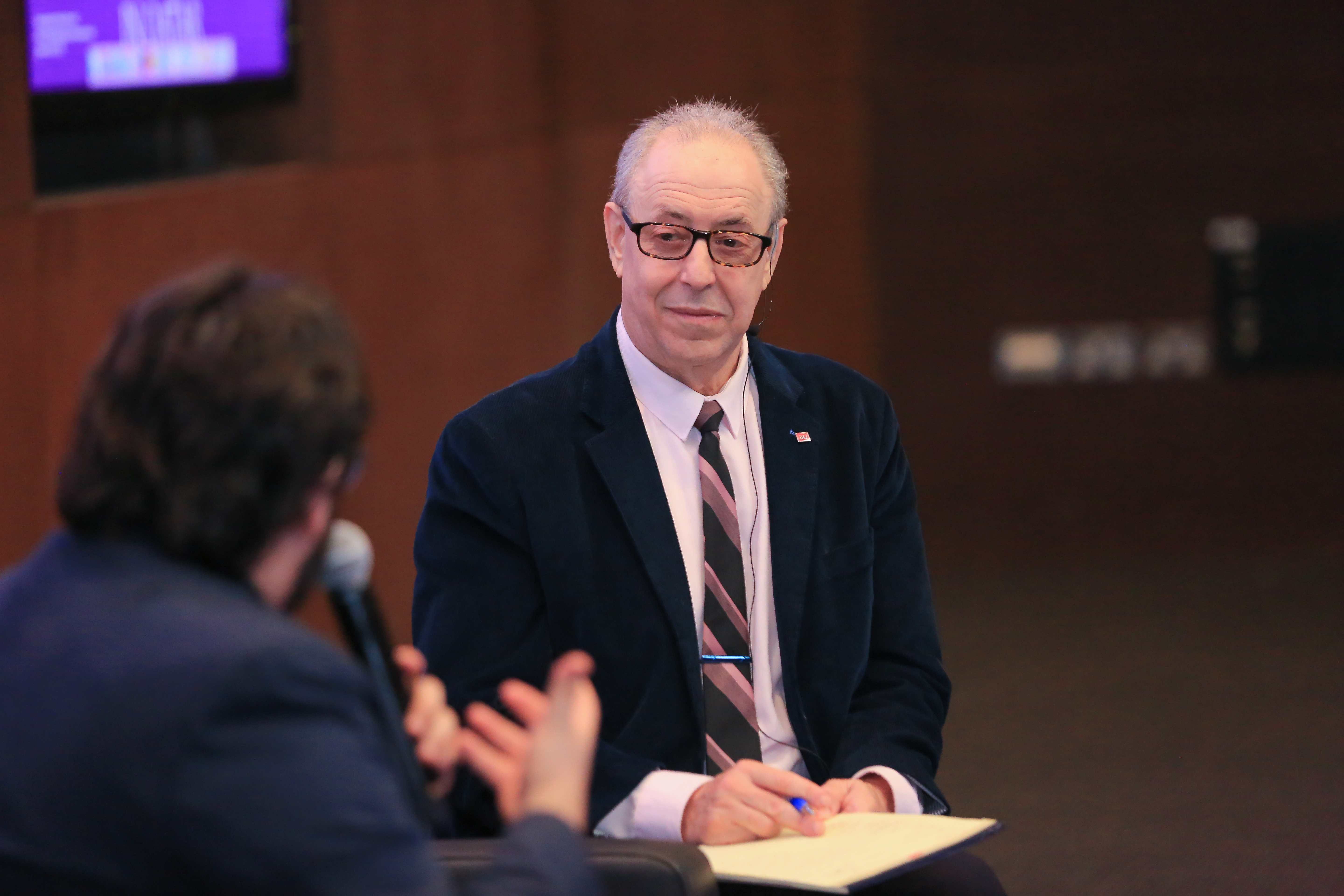 James Katz discussing recent trends in mobile technology and communication