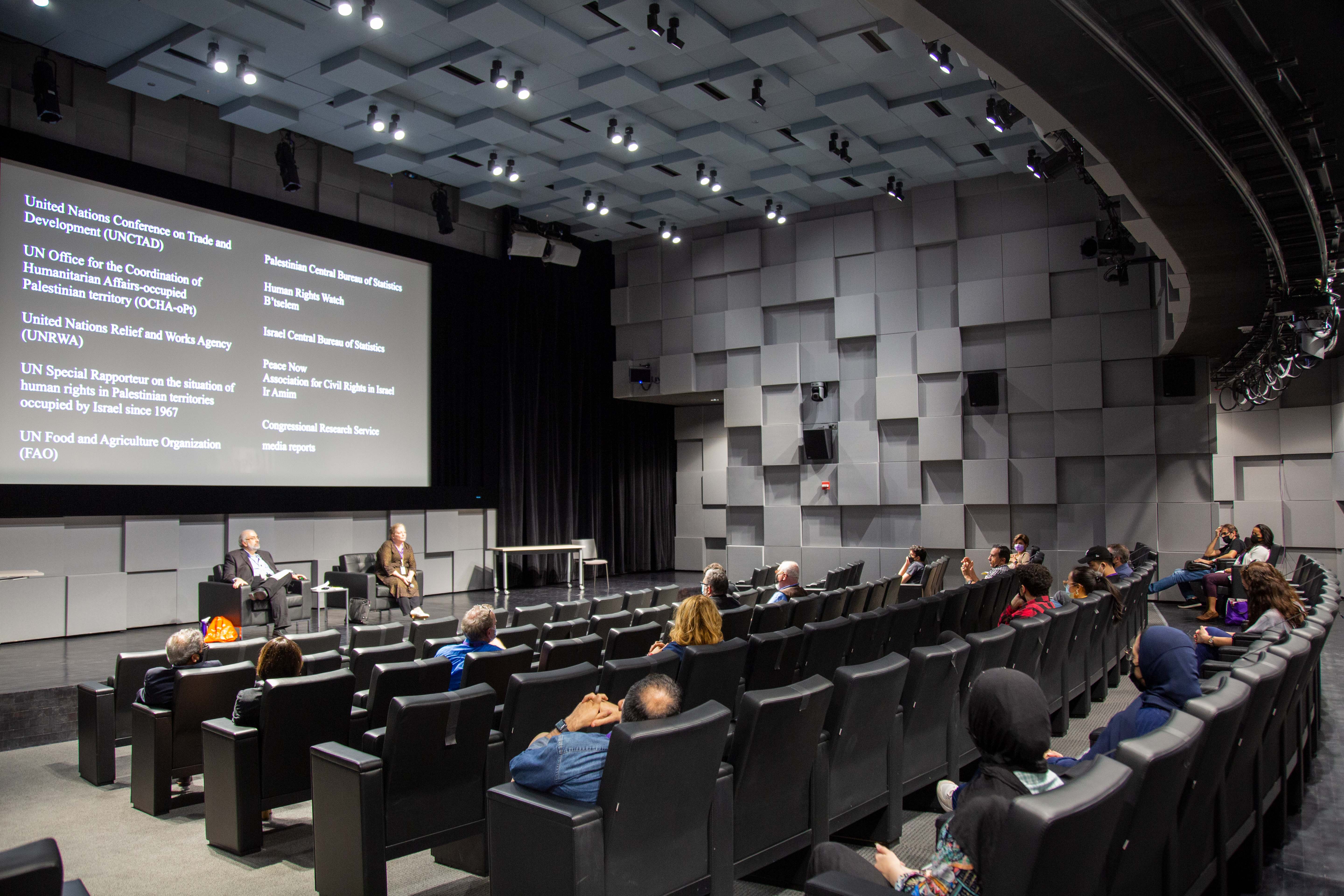 Professor Marda Dunsky discussed her latest book, Stories from Palestine: Narratives of Resilience, and presented stories of Palestinians engaged in creative and productive pursuits in their everyday lives. 