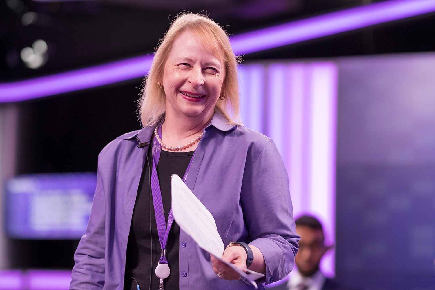 A double alumna, Dedinsky’s Northwestern story began in 1969 when she graduated with a degree in journalism, quickly followed a year later with a master’s, also in journalism from Medill.