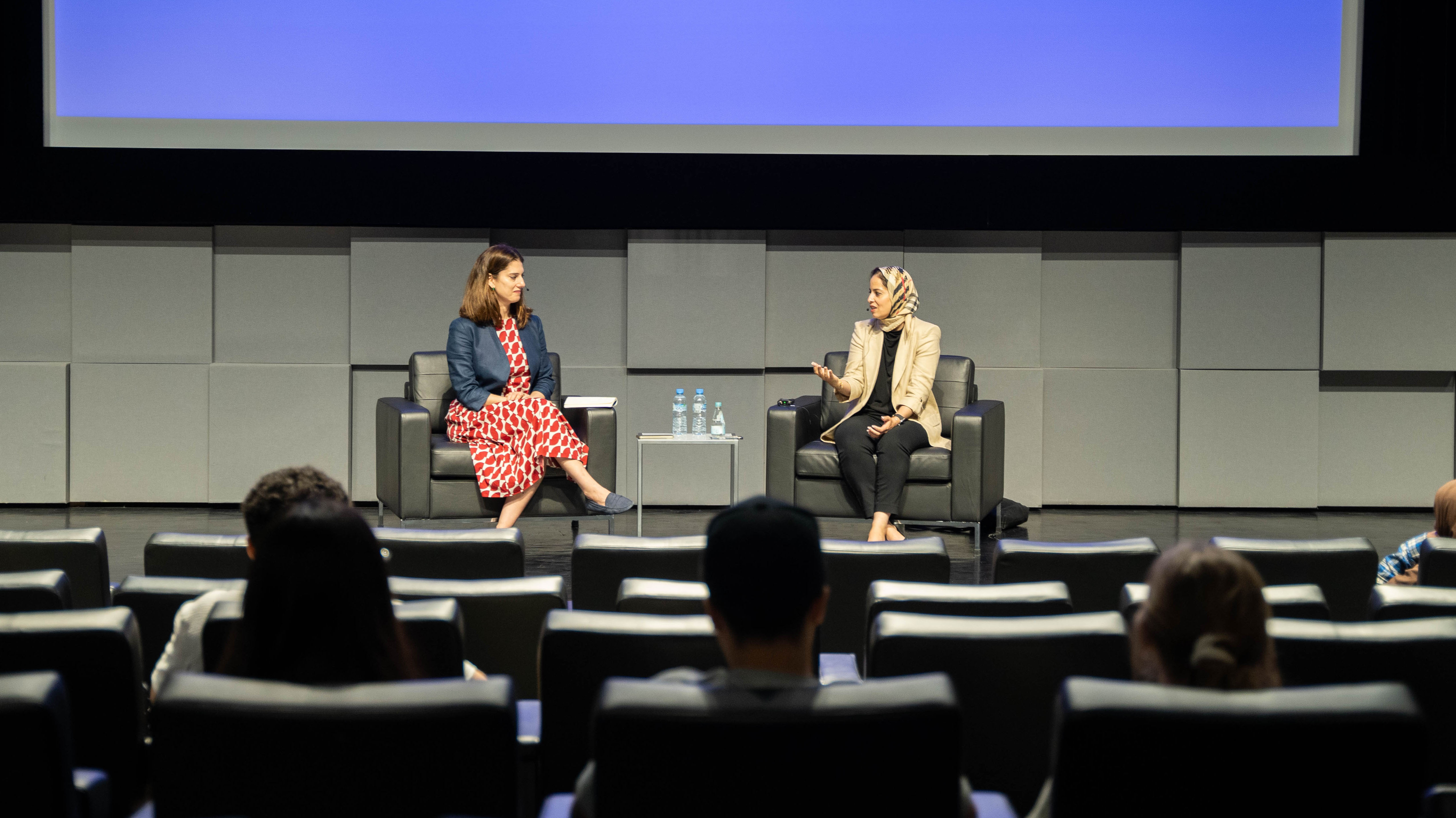 Laila Al Arian emphasized fearless, independent journalism to meet the challenges of polarization and misinformation
