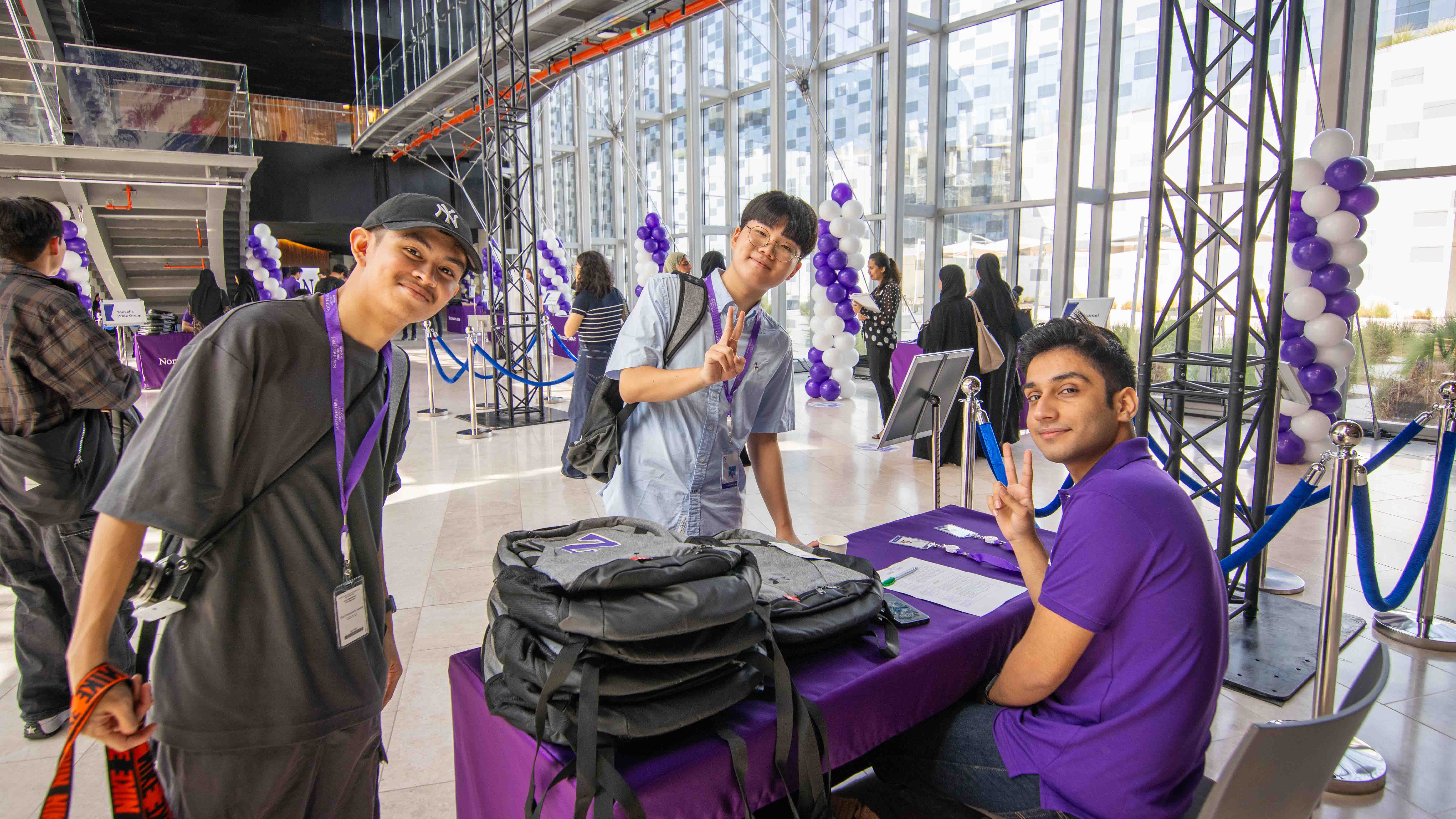 The Class of 2027 connects with Orientation Program Leaders on the first day of Wildcat Welcome Week