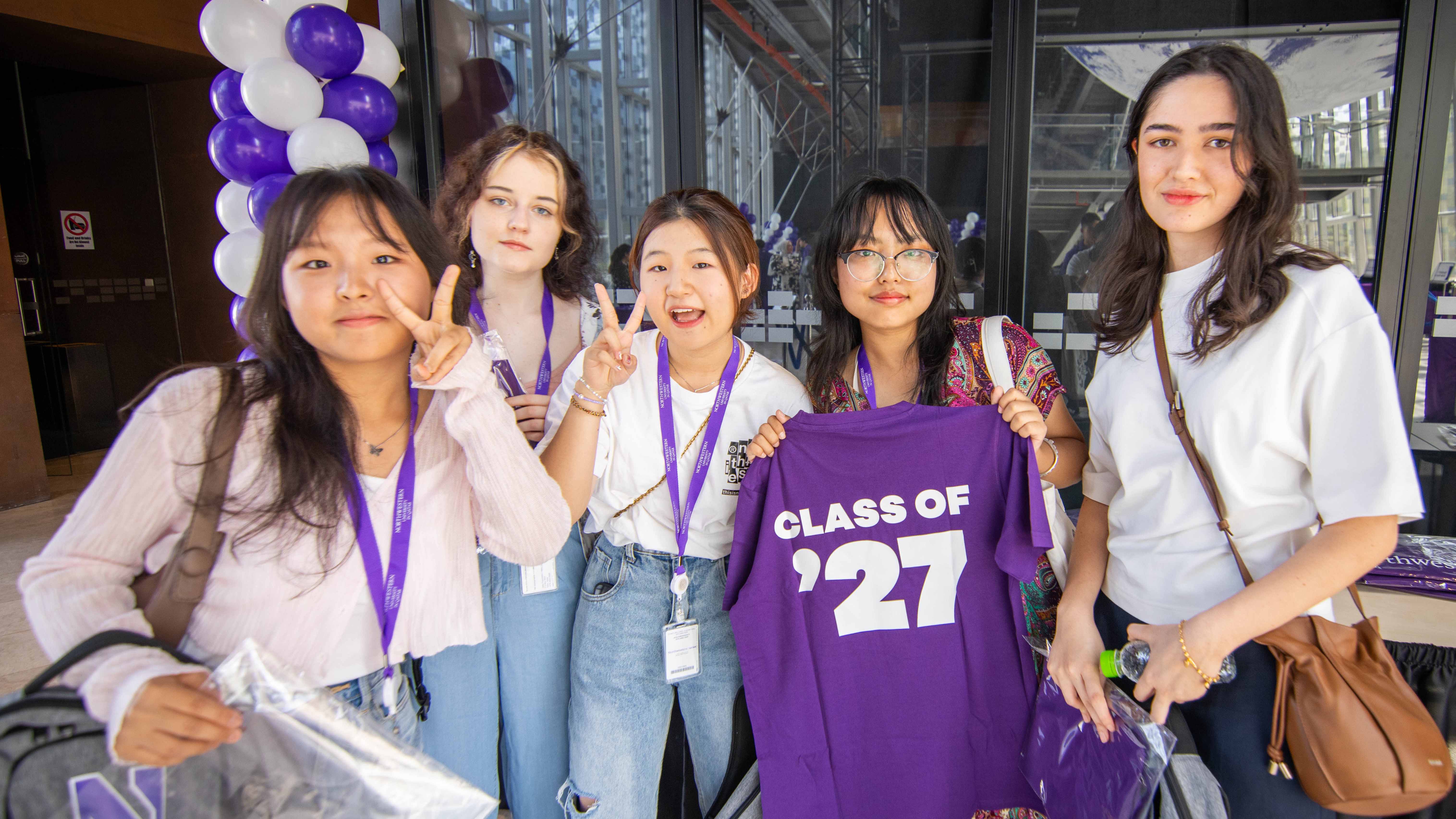 The Class of 2027 arrive on their first day on campus and connect with fellow Wildcats