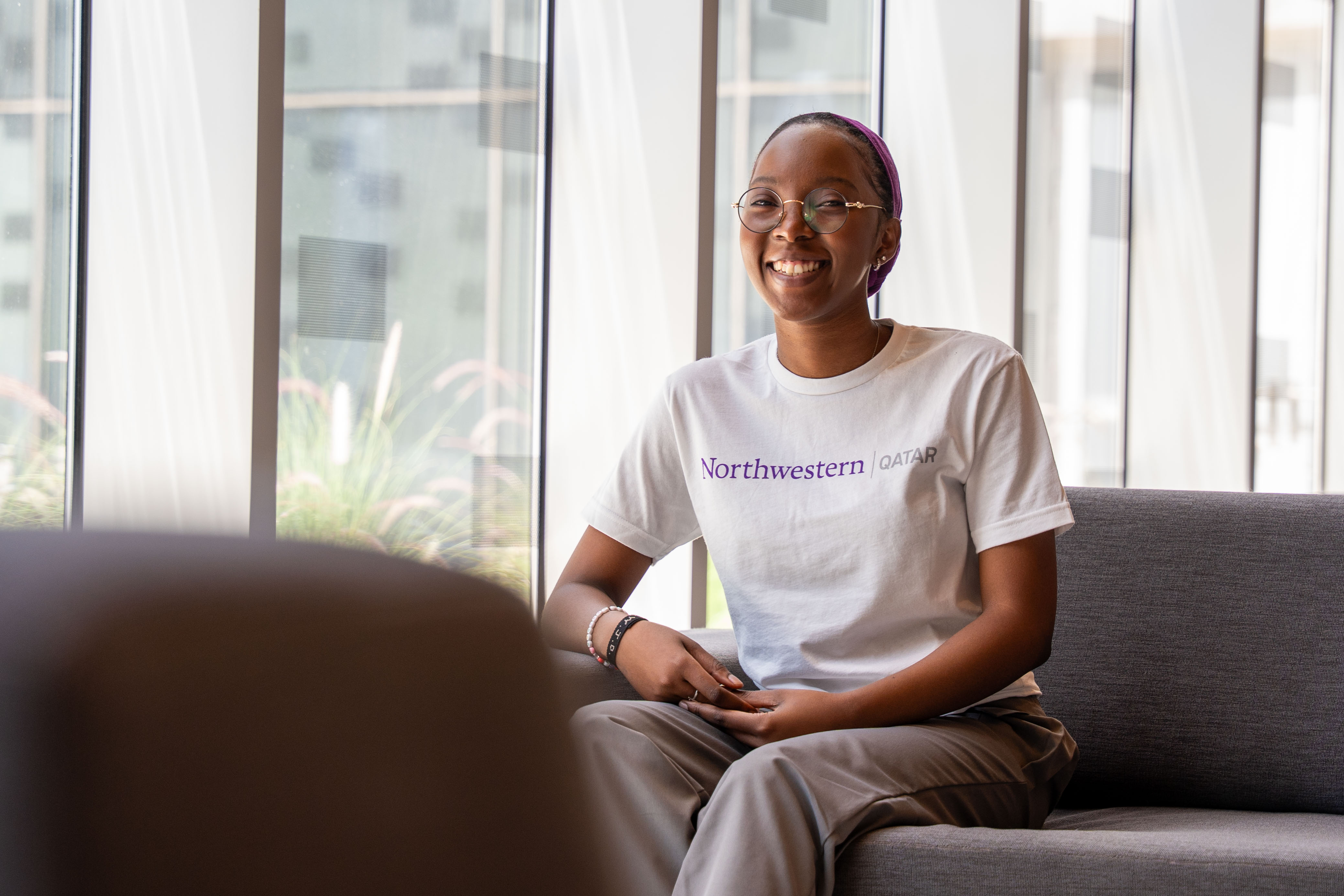 In’utu Imbuwa’s scholarly journey at Northwestern Qatar has focused on media’s role in politics, leading to influential research, contributions to academic publications, and a growing academic trajectory toward graduate studies