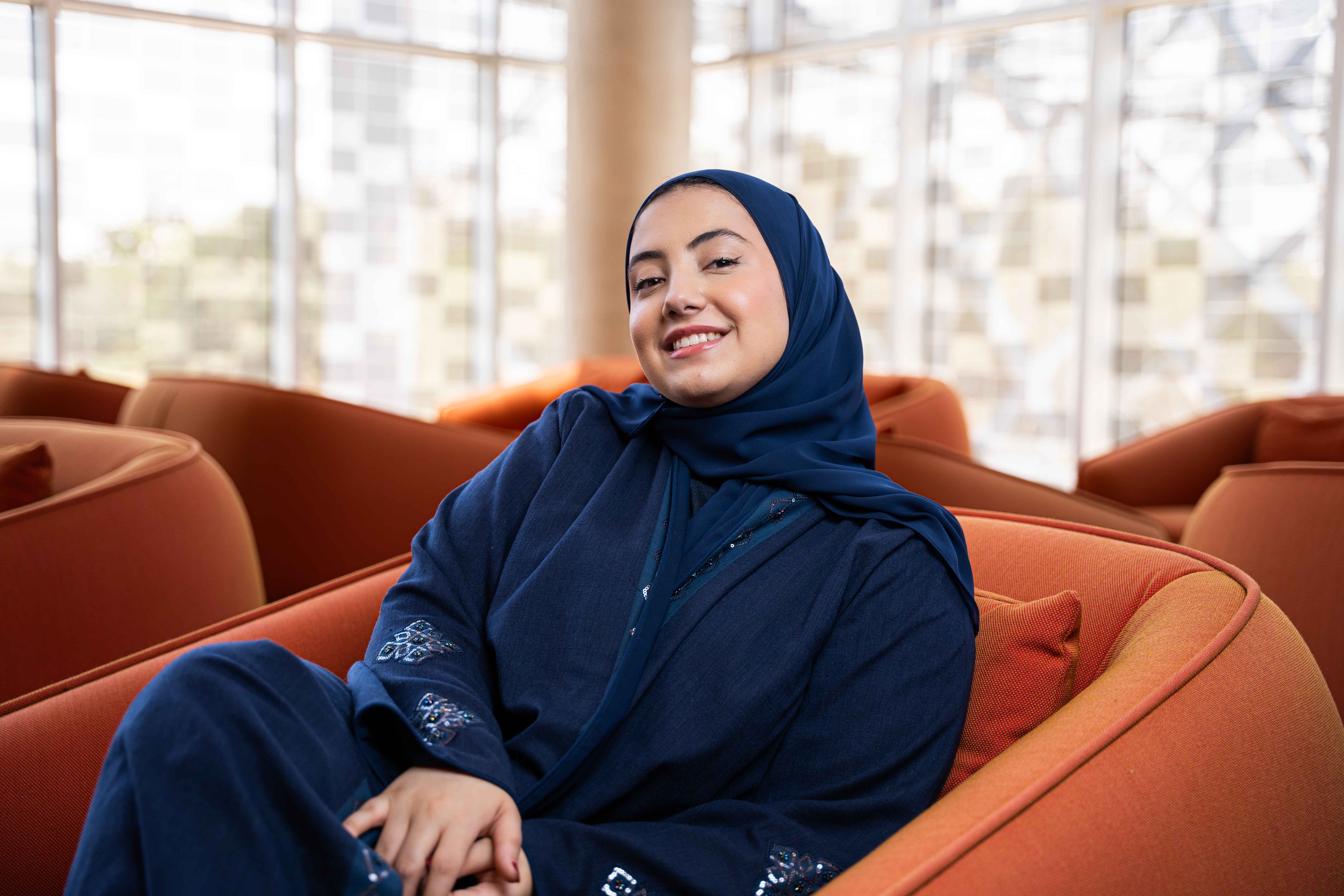 Maryam Al-Mohammed’s time at Northwestern Qatar saw her rise as a filmmaker and storyteller, from directing Qadaa wa Qadar to leading student-run film club Studio 20Q, and researching Arab feminist media, all while gaining recognition as