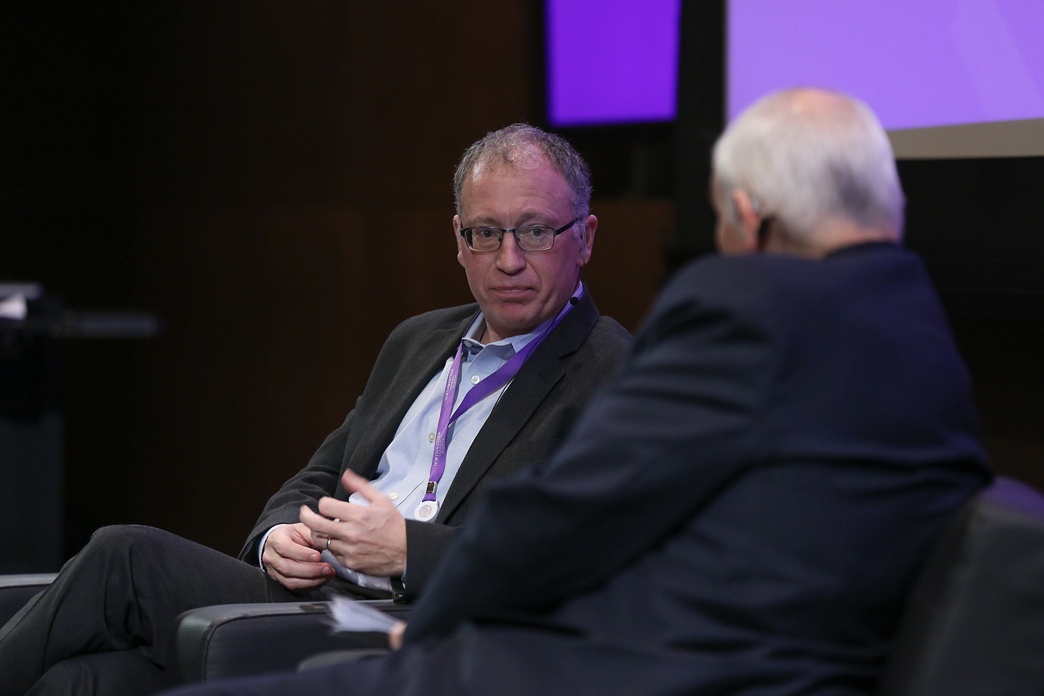 Marc Lynch, Middle East scholar and author, discusses his book “The Arab Uprising: The Unfinished Revolutions of the New Middle East,” at NU-Q.