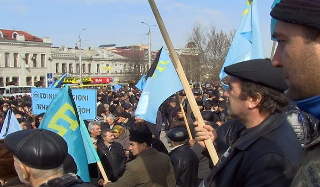 A still shot of "A Struggle for Home: The Crimean Tatars"