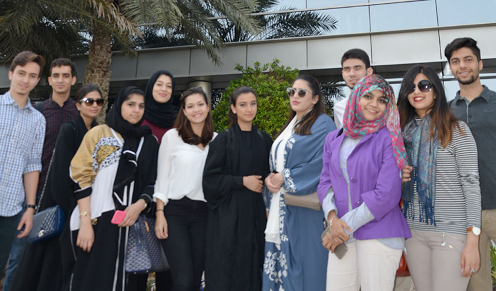 Northwestern University in Qatar students visit Dubai Media City