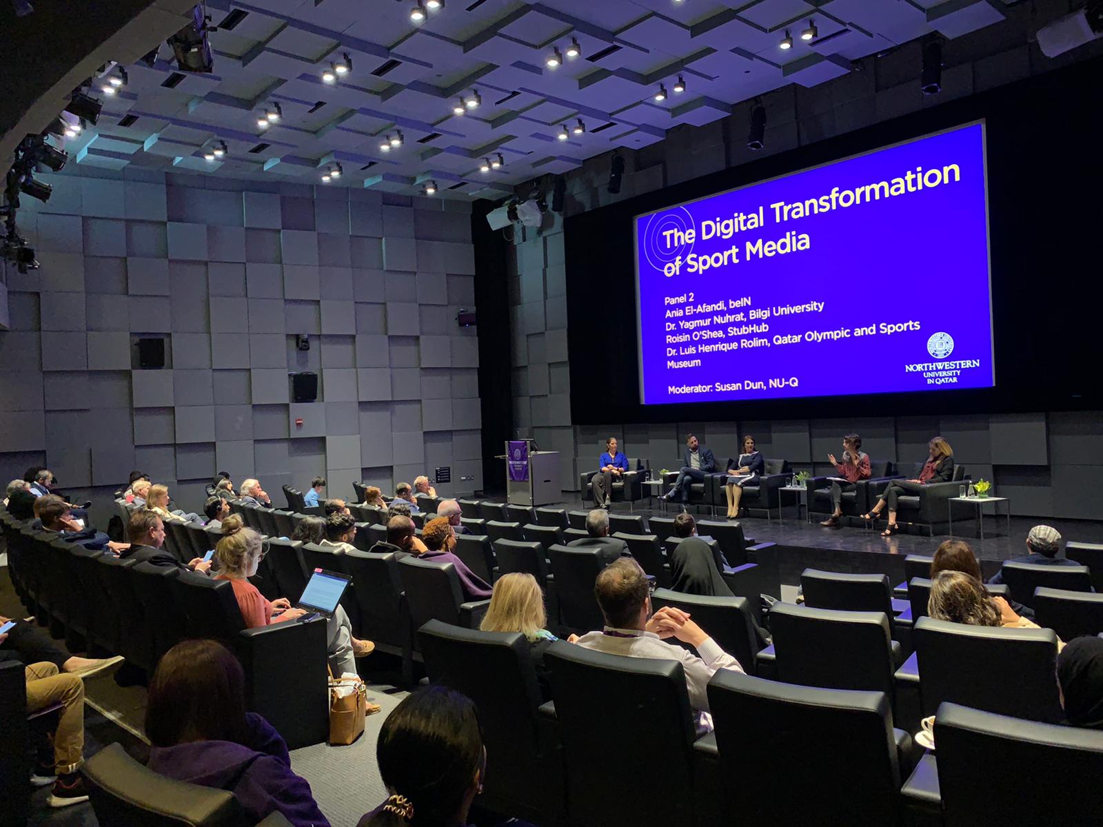 Conferees during the second panel on the future of women's sports 