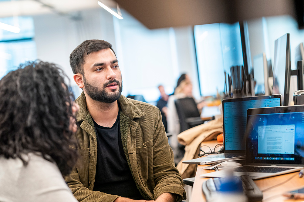 NU-Q student Saad Ejaz is interning at The Guardian’s New York news bureau. 