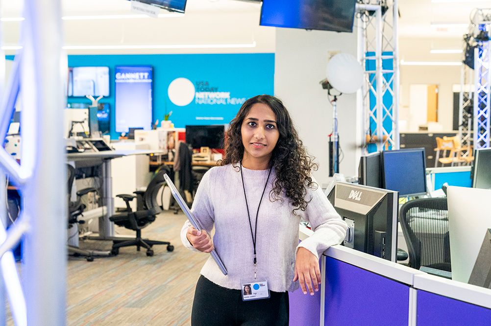 NU-Q student Inaara Gangji is interning with USA Today in Washington, D.C. 
