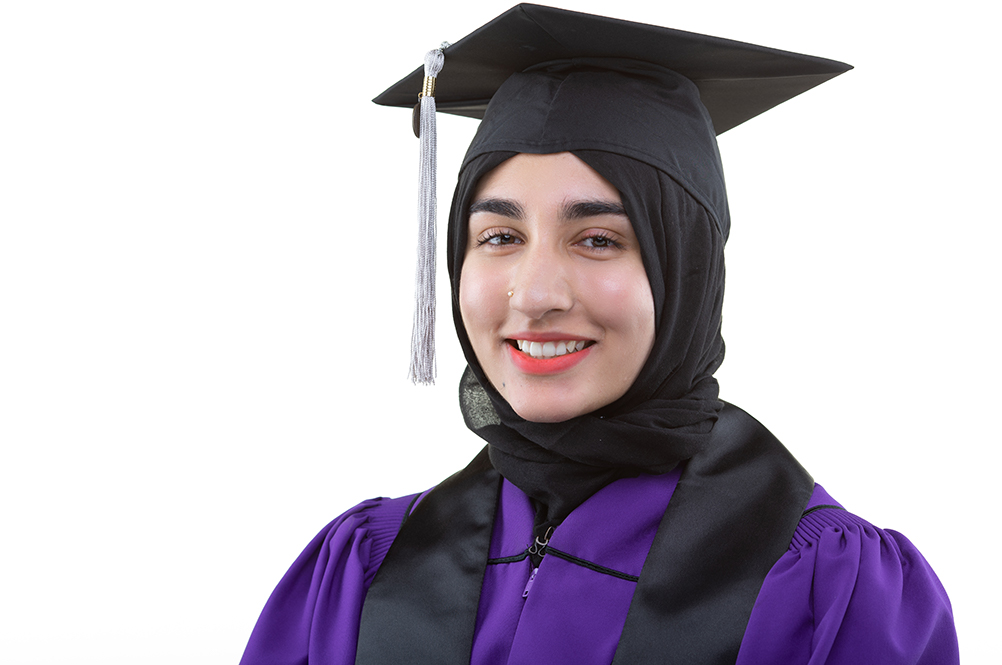 Ayza Sheikh, NU-Q Class of 2020 Valedictorian 